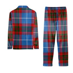 ScotsTee Shop Scottish Sideserf Tartan Pajama Satin Velvet Flannel Pajama Set