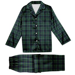 ScotsTee Shop Scottish Rollo Modern Tartan Pajama Satin Velvet Flannel Pajama Set