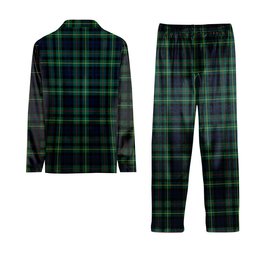 ScotsTee Shop Scottish Rollo Modern Tartan Pajama Satin Velvet Flannel Pajama Set