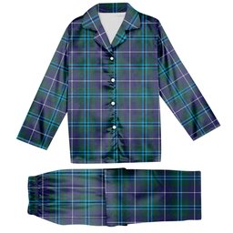 ScotsTee Shop Scottish Troup Tartan Pajama Satin Velvet Flannel Pajama Set