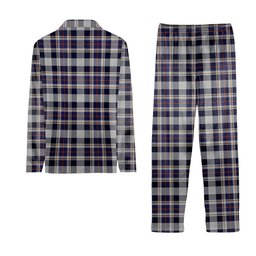 ScotsTee Shop Scottish Rutherford Simon Travis Alan Tartan Pajama Satin Velvet Flannel Pajama Set