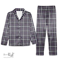 ScotsTee Shop Scottish Rutherford Simon Travis Alan Tartan Pajama Satin Velvet Flannel Pajama Set