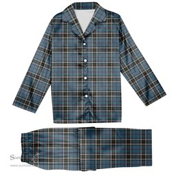 ScotsTee Shop Scottish Thompson Tartan Pajama Satin Velvet Flannel Pajama Set