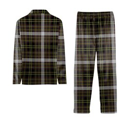 ScotsTee Shop Scottish Yule Lads, The Tartan Pajama Satin Velvet Flannel Pajama Set