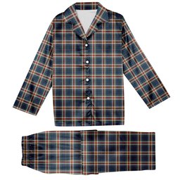 ScotsTee Shop Scottish Yusra (Malay) Tartan Pajama Satin Velvet Flannel Pajama Set