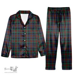 ScotsTee Shop Scottish Tennant Modern Tartan Pajama Satin Velvet Flannel Pajama Set