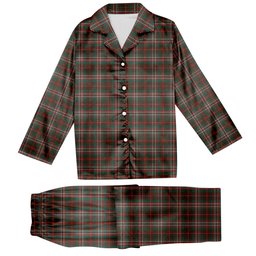 ScotsTee Shop Scottish Scott Brown Hunting Modern Tartan Pajama Satin Velvet Flannel Pajama Set