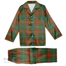 ScotsTee Shop Scottish Wilson Ancient Clan Tartan Pajama Satin Velvet Flannel Pajama Set