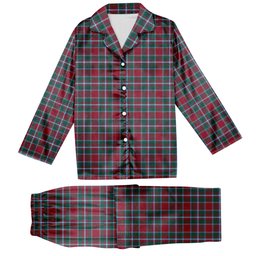 ScotsTee Shop Scottish Spens Modern Clan Tartan Pajama Satin Velvet Flannel Pajama Set