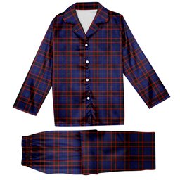 ScotsTee Shop Scottish Wedderburn Tartan Pajama Satin Velvet Flannel Pajama Set
