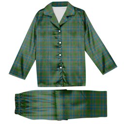 ScotsTee Shop Scottish Strange of Balkaskie Ancient Tartan Pajama Satin Velvet Flannel Pajama Set
