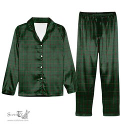 ScotsTee Shop Scottish Skene or Tribe of Mar Tartan Pajama Satin Velvet Flannel Pajama Set