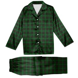 ScotsTee Shop Scottish Wallace Hunting Tartan Pajama Satin Velvet Flannel Pajama Set