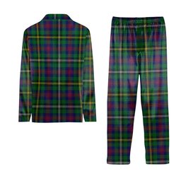 ScotsTee Shop Scottish Wood Modern Tartan Pajama Satin Velvet Flannel Pajama Set