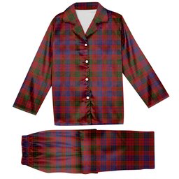 ScotsTee Shop Scottish Ross 8 Tartan Pajama Satin Velvet Flannel Pajama Set