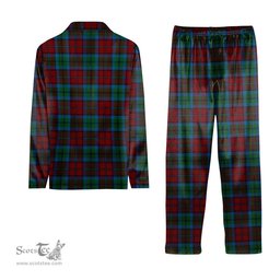 ScotsTee Shop Scottish Christie, Keith & Family Tartan Pajama Satin Velvet Flannel Pajama Set