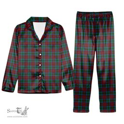 ScotsTee Shop Scottish Christie, Keith & Family Tartan Pajama Satin Velvet Flannel Pajama Set