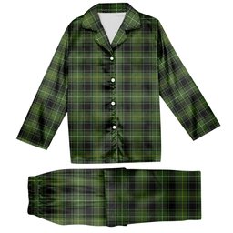 ScotsTee Shop Scottish MacIvor Hunting Tartan Pajama Satin Velvet Flannel Pajama Set