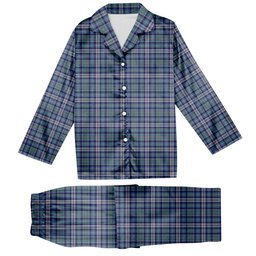ScotsTee Shop Scottish MacHinery Dress Tartan Pajama Satin Velvet Flannel Pajama Set