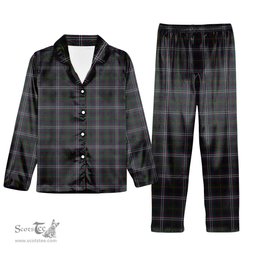 ScotsTee Shop Scottish MacGlynn Tartan Pajama Satin Velvet Flannel Pajama Set