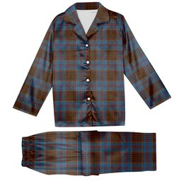 ScotsTee Shop Scottish MacGregor Hastie Tartan Pajama Satin Velvet Flannel Pajama Set
