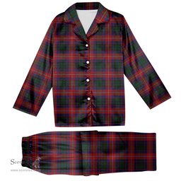 ScotsTee Shop Scottish MacInroy Rattray Tartan Pajama Satin Velvet Flannel Pajama Set