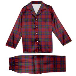 ScotsTee Shop Scottish MacGillivray Tartan Pajama Satin Velvet Flannel Pajama Set