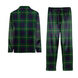 ScotsTee Shop Scottish MacIntyre Hunting Tartan Pajama Satin Velvet Flannel Pajama Set