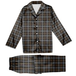 ScotsTee Shop Scottish MacKay Weathered Tartan Pajama Satin Velvet Flannel Pajama Set