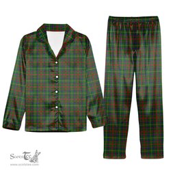 ScotsTee Shop Scottish MacIntosh Hunting Tartan Pajama Satin Velvet Flannel Pajama Set