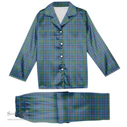 ScotsTee Shop Scottish MacHardy Ancient SC Tartan Pajama Satin Velvet Flannel Pajama Set