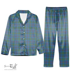 ScotsTee Shop Scottish MacHardy Ancient SC Tartan Pajama Satin Velvet Flannel Pajama Set