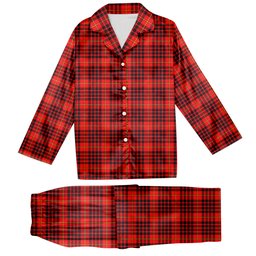 ScotsTee Shop Scottish MacIan SC Tartan Pajama Satin Velvet Flannel Pajama Set