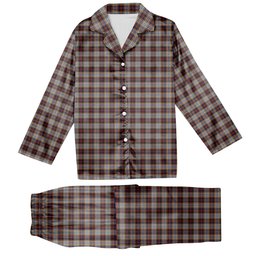 ScotsTee Shop Scottish MacInnes Ancient Hunting Tartan Pajama Satin Velvet Flannel Pajama Set