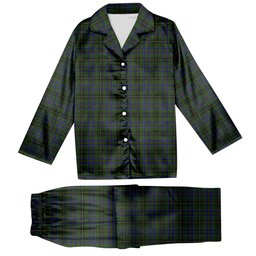 ScotsTee Shop Scottish MacInnes Tartan Pajama Satin Velvet Flannel Pajama Set