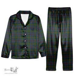 ScotsTee Shop Scottish MacHardy Tartan Pajama Satin Velvet Flannel Pajama Set