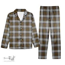 ScotsTee Shop Scottish MacKellar Dress Tartan Pajama Satin Velvet Flannel Pajama Set