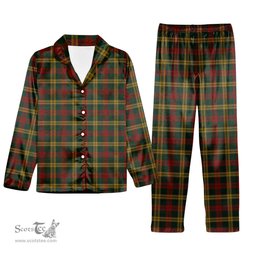 ScotsTee Shop Scottish MacKillen Tartan Pajama Satin Velvet Flannel Pajama Set