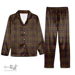 ScotsTee Shop Scottish MacMaster Canada Tartan Pajama Satin Velvet Flannel Pajama Set