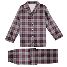ScotsTee Shop Scottish MacLean of Duart Dress 4 Tartan Pajama Satin Velvet Flannel Pajama Set
