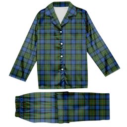 ScotsTee Shop Scottish MacLaren Ancient Tartan Pajama Satin Velvet Flannel Pajama Set