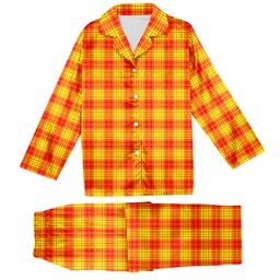ScotsTee Shop Scottish MacMillan Tartan Pajama Satin Velvet Flannel Pajama Set