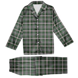 ScotsTee Shop Scottish MacKenzie MacGregor-Hastie Tartan Pajama Satin Velvet Flannel Pajama Set