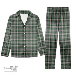 ScotsTee Shop Scottish MacKenzie MacGregor-Hastie Tartan Pajama Satin Velvet Flannel Pajama Set