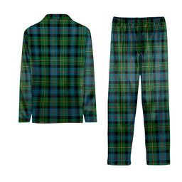 ScotsTee Shop Scottish MacLeod of Skye Ancient Tartan Pajama Satin Velvet Flannel Pajama Set