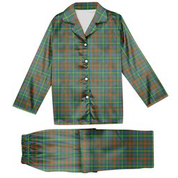 ScotsTee Shop Scottish MacKintosh Hunting Ancient Tartan Pajama Satin Velvet Flannel Pajama Set