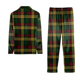 ScotsTee Shop Scottish MacMillan Ancient Tartan Pajama Satin Velvet Flannel Pajama Set