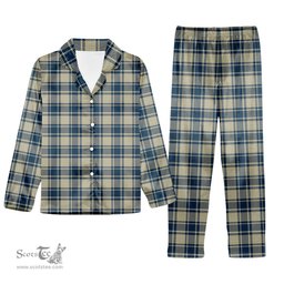 ScotsTee Shop Scottish MacMugen Tartan Pajama Satin Velvet Flannel Pajama Set
