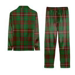 ScotsTee Shop Scottish MacKinnon Hunting Modern Tartan Pajama Satin Velvet Flannel Pajama Set