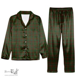ScotsTee Shop Scottish MacNachten Hunting Tartan Pajama Satin Velvet Flannel Pajama Set